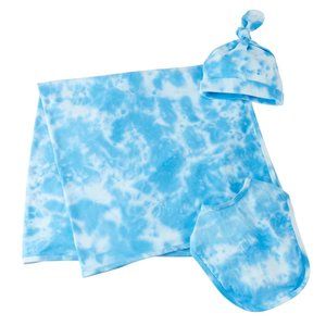 Bari Lynn Boy's Tie-Dye 3-Piece Swaddle Bundle New with Tags 0-6 Months